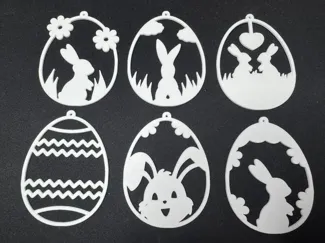 Easter eggs for hanging