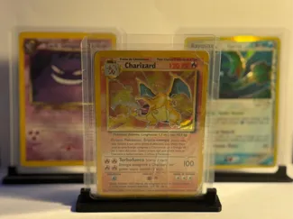 Top loader card holder