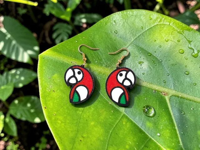 Parrot v2 earrings