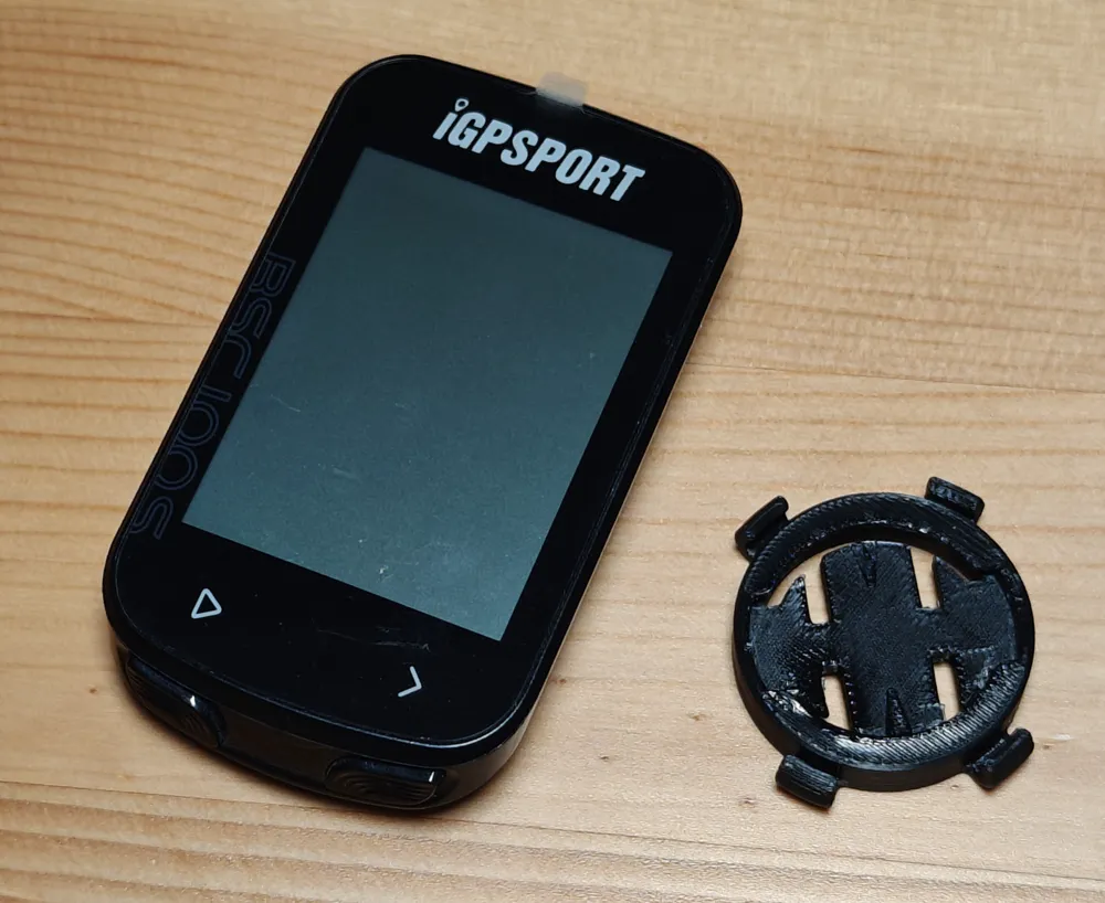 Garmin bike mount with hooks (for O-Ring) by user_273289023 - MakerWorld