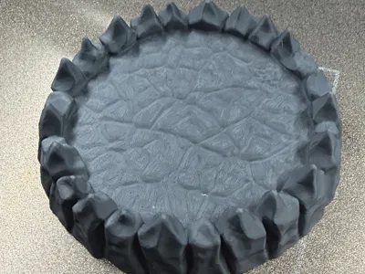 100mm Rock Base Miniature TTRPG