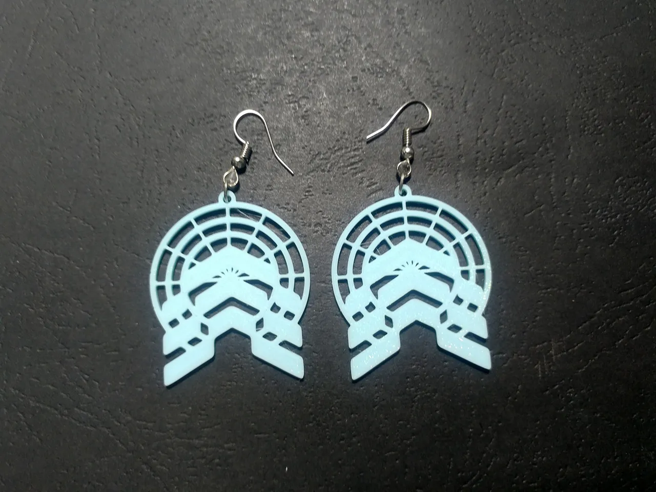 The HexaPulse Mandala Earrings view 3