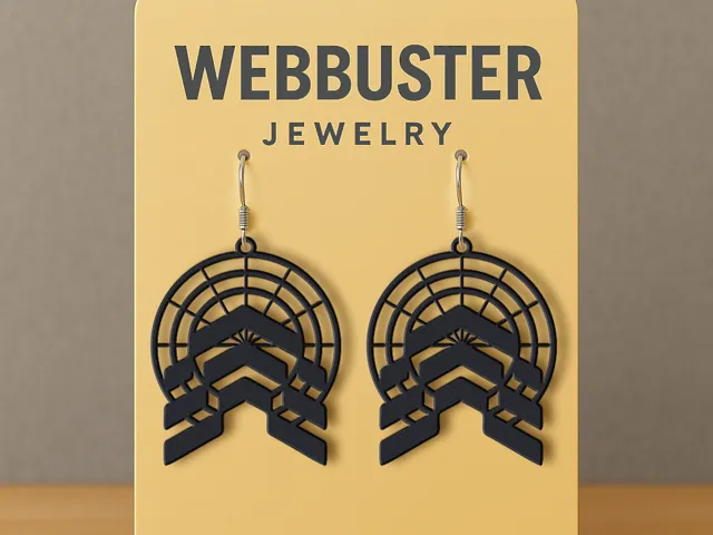 The HexaPulse Mandala Earrings