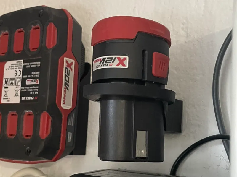 Supporto a muro Batteria Parkside 12V Performance