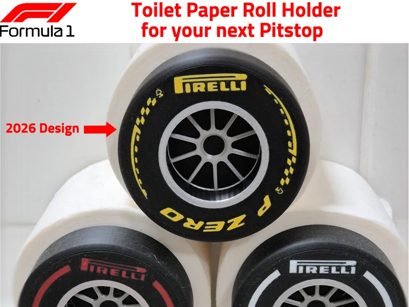 F1 Toilet paper roll holder