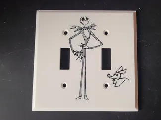 Jack Skellington Halloween Christmas Light Switch