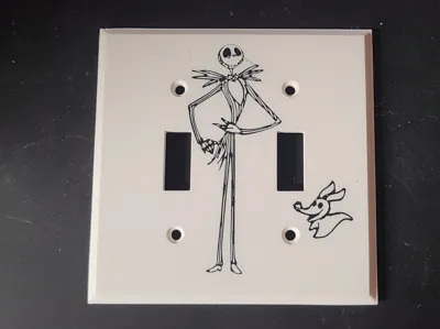 Jack Skellington Halloween Christmas Light Switch