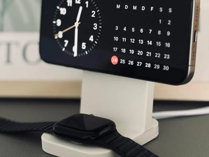 iPhone and Apple Watch - Wireless 2 in 1 Charger