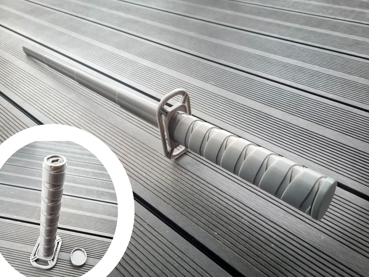Collapsible Katana Sword (Print-in-Place) view 2