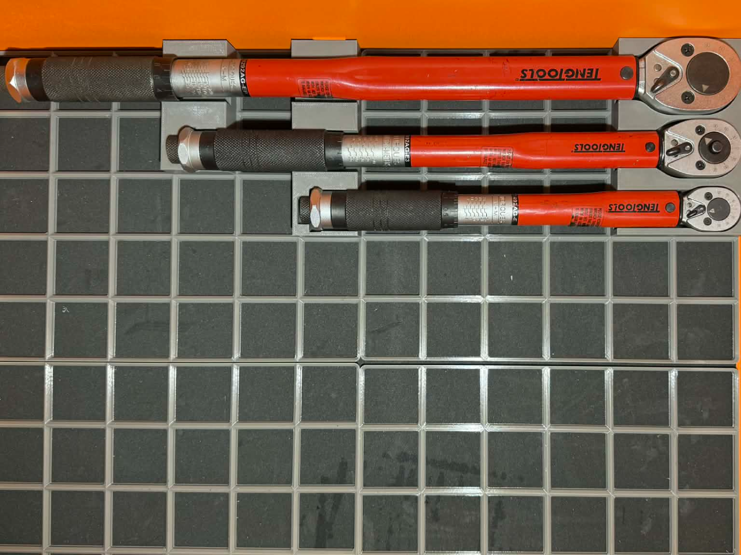 Organizer for tengtools dynamometric wrenches