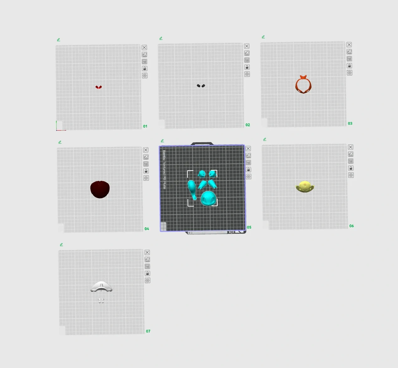 Miniatura 2 do modelo 3D Squirtle宝可梦007杰尼龟10CM  COS忍者神龟。无AMS 拼装完成。