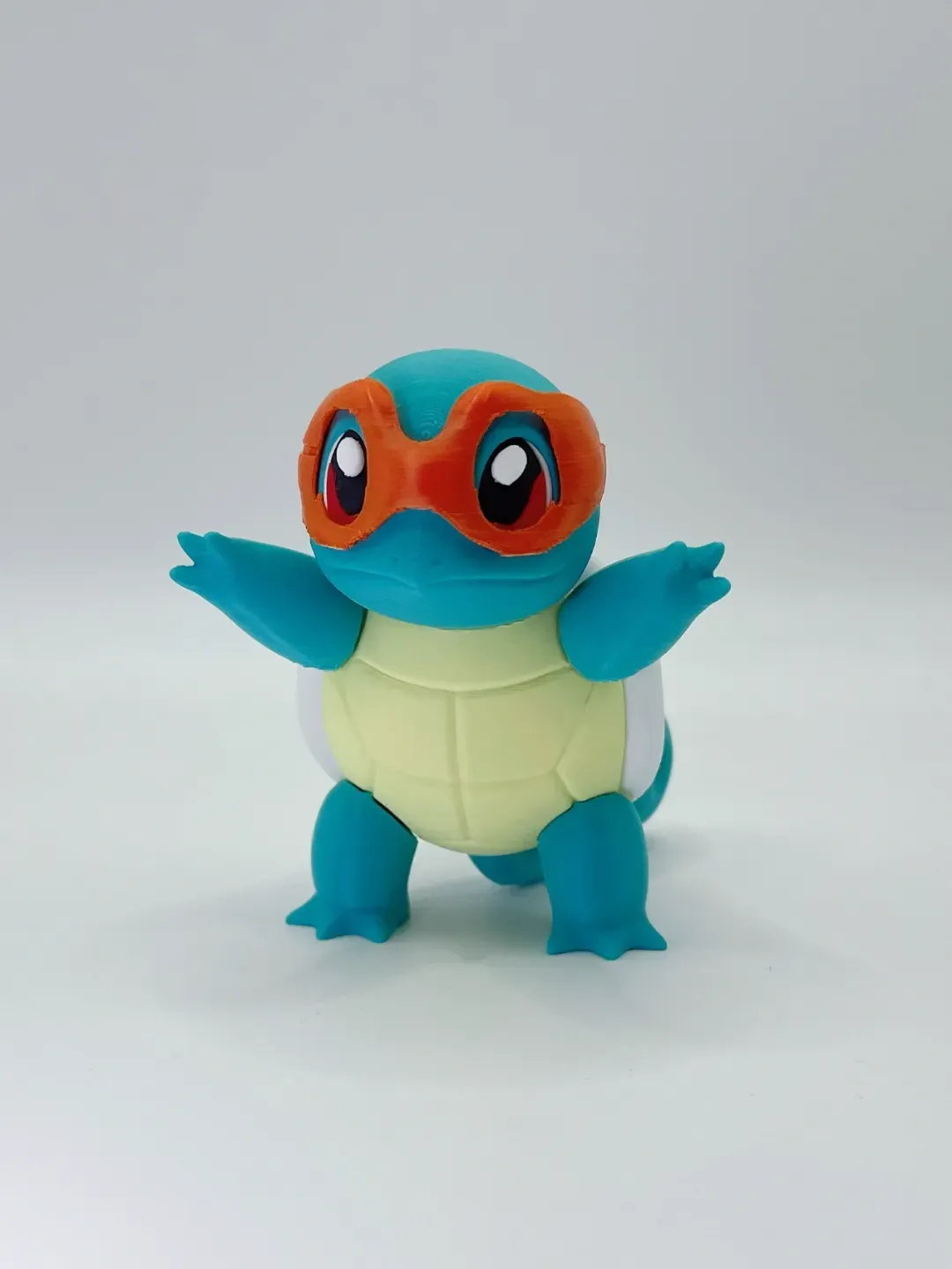Squirtle宝可梦007杰尼龟10CM COS忍者神龟。无AMS 拼装完成。 view 4