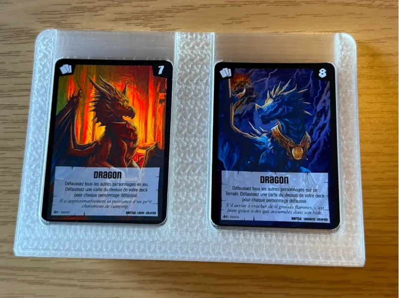 Cadre double porte-cartes à collectionner V2