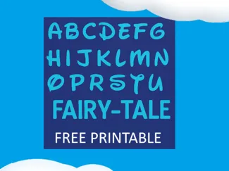 Alphabet - Fairy-Tale Font – 3D