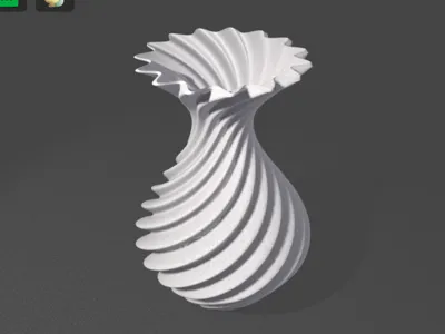 swirly vase
