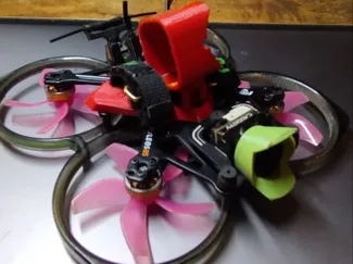 Flywoo FlyLens85 Batteryholder with Camera mount