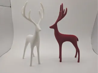 Ethereal Stag – Minimal Elegance in Form