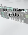 Bit tolerance 0.05mm - 0.16mm layer, 4 walls, 15% infill
