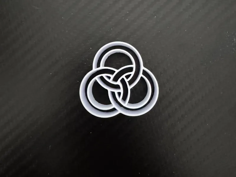 Interlocking Rings Polymer Clay Cutter