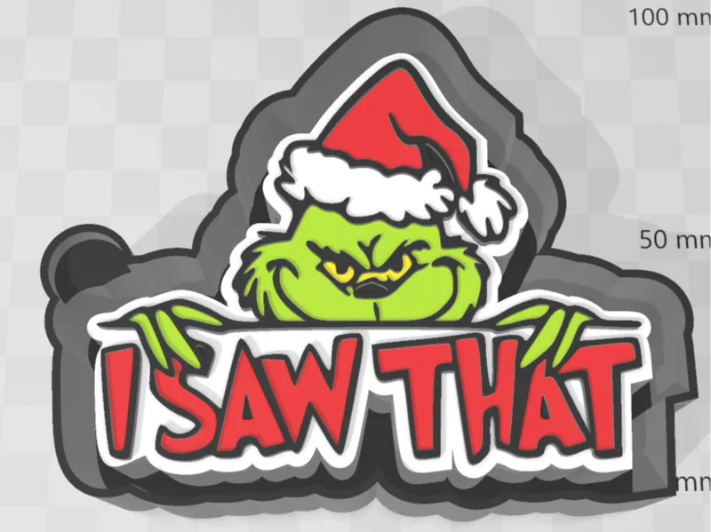 Grinch, I Saw That Freshie Mold