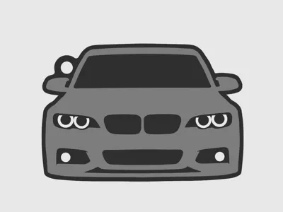 BMW E46 M3 keychain