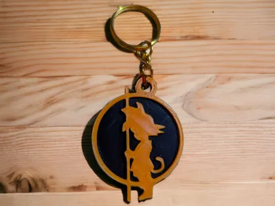 Kid Goku DBZ Keychain #1