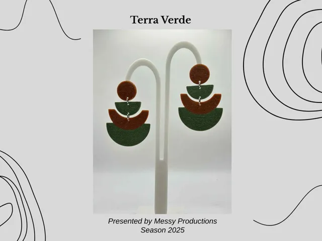 Earthy Geometric Earrings
