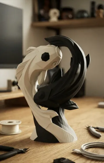 Accesorio para impresora 3D: Koi Fish Avatar inspired (AMS) — vista de referencia 4