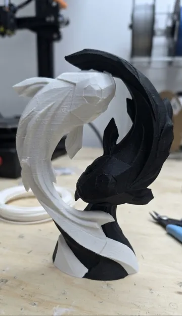 Accesorio para impresora 3D: Koi Fish Avatar inspired (AMS) — vista de referencia 3