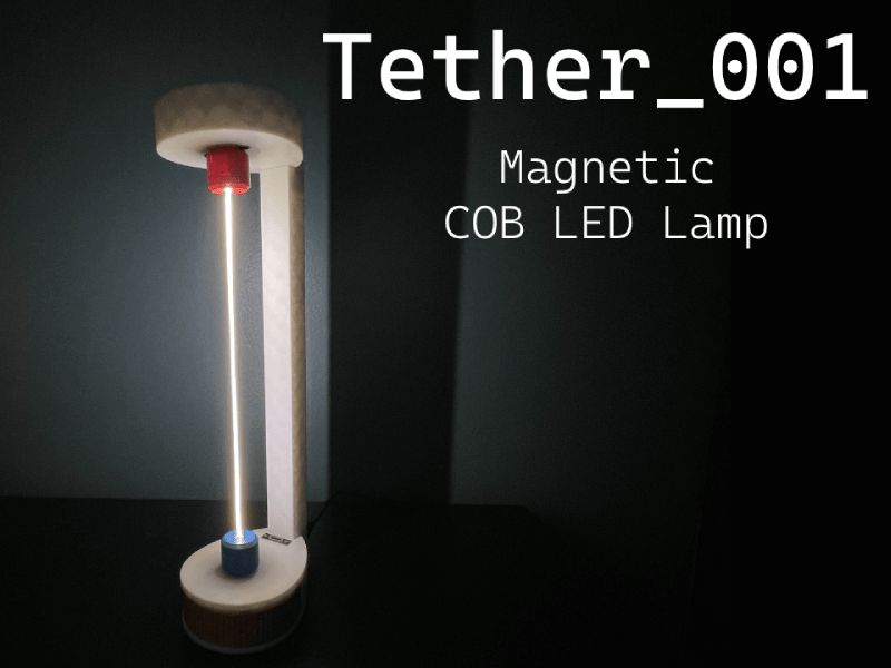 Tether_001 - Magnetic LED Lamp