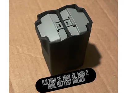 DJI Mini Dual Battery Holder – Compact Travel Case