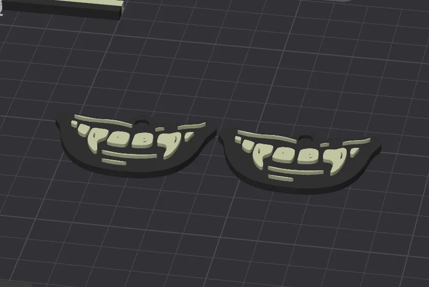 Vampire Lips Earrings - Free Commercial License view 4