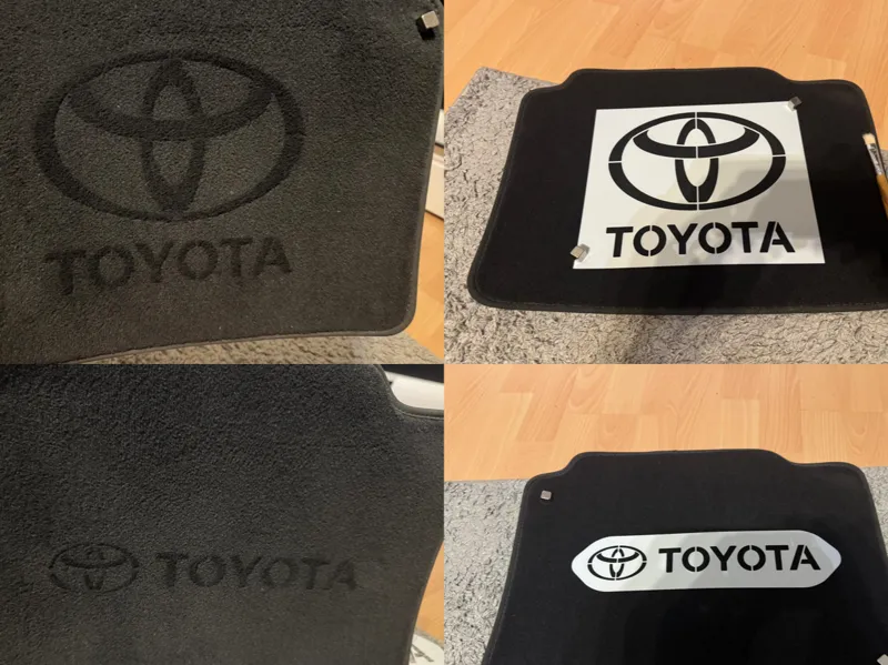 Toyota Schablone - Detailing