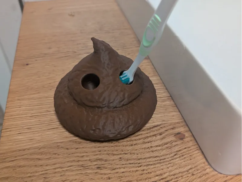 Poop Brush Stand - Zahnbürstenhalter