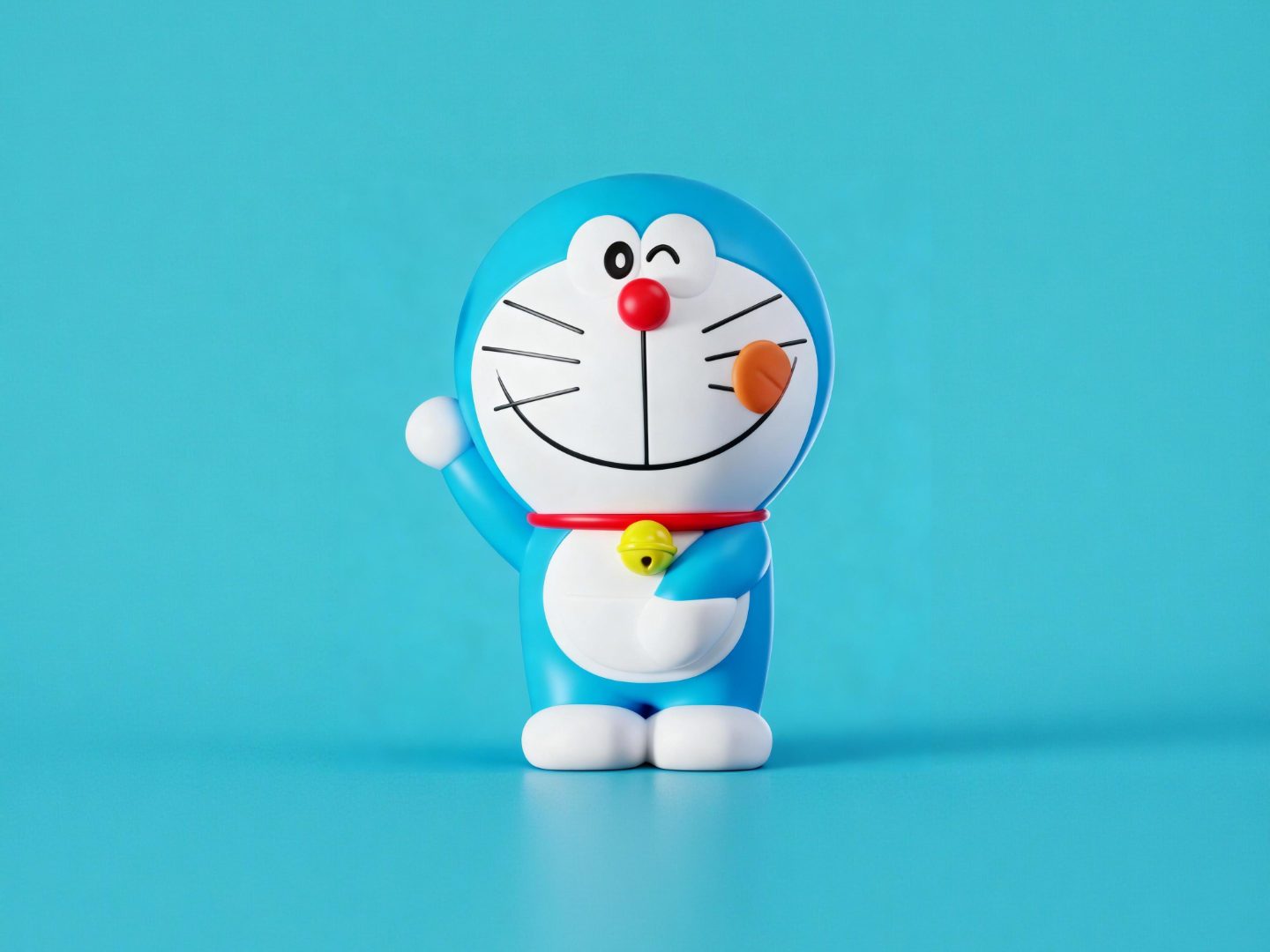 馋嘴的哆啦A梦-机器猫摆件公仔玩具