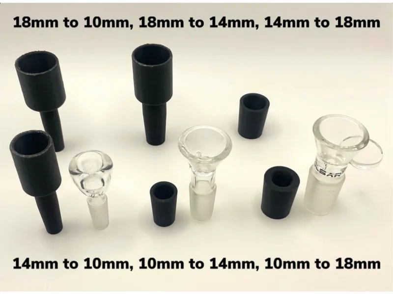 All 10mm 14mm & 18mm Adapters For Bowl Pieces
