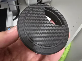 Stylish 3D-Printed Desk Cable Grommet (Ø60mm)
