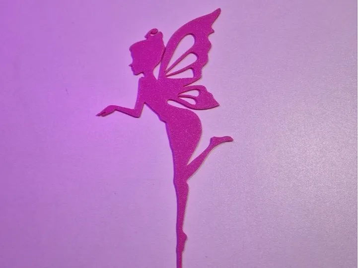 Cute Fairy topper birthday cake