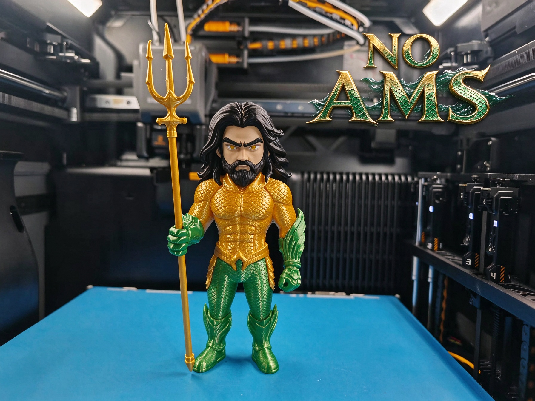 Q版海王 Aquaman DC 分件打印 (无需AMS) - 1