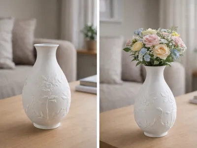 Flower Design Vase