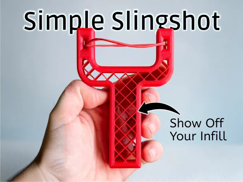 Simple Slingshot – Infill Test Toy