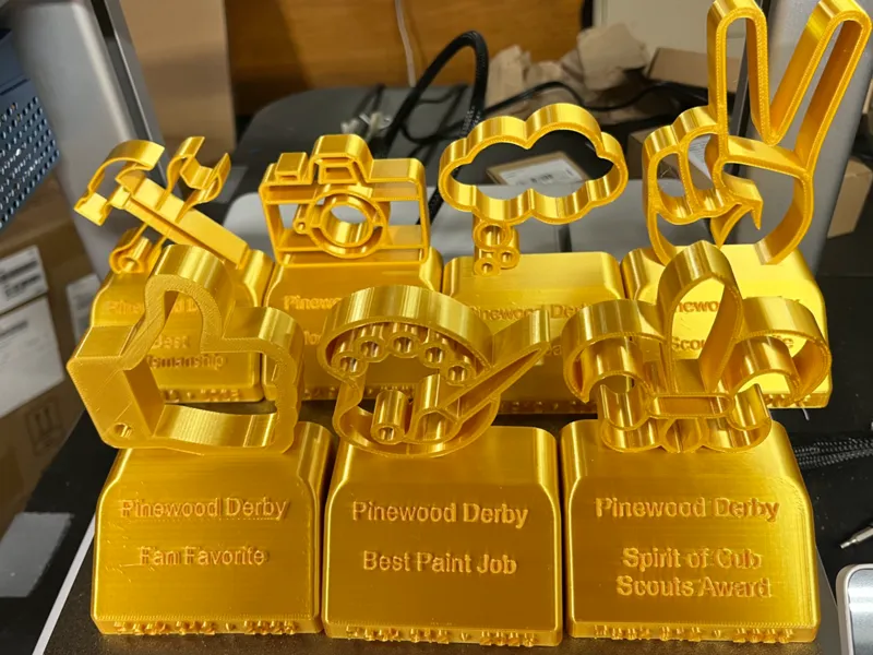 Pinewood Derby Trophies