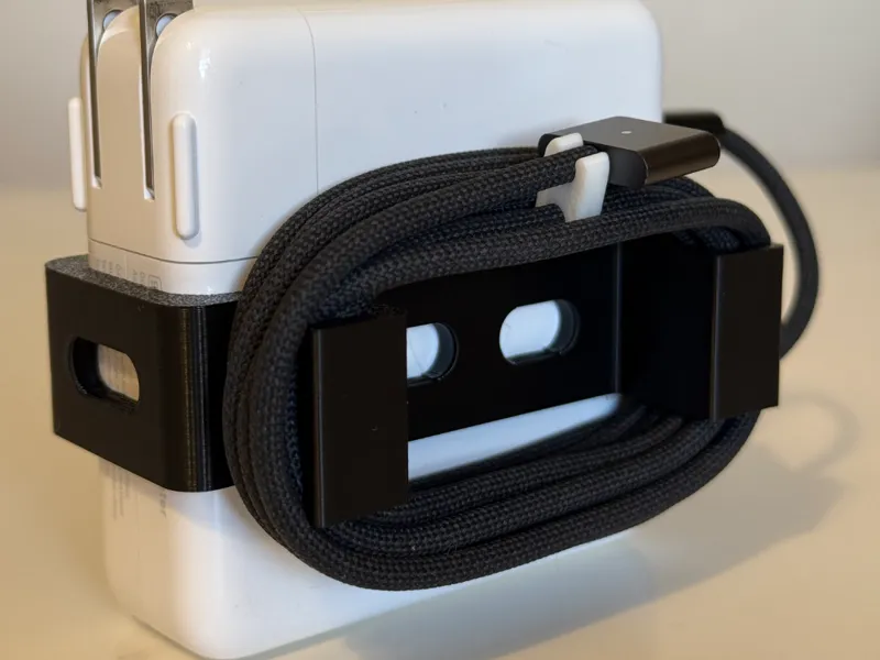 Parametric MacBook Charger Cable Organizer v2