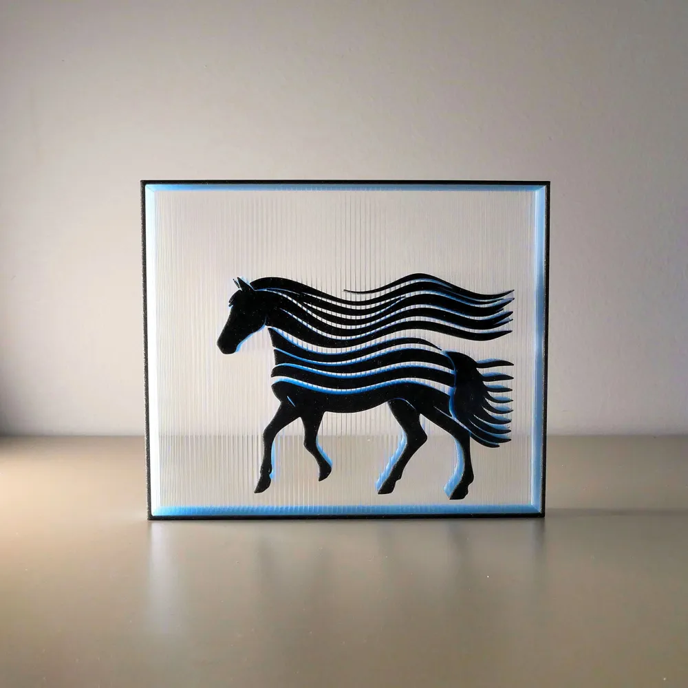 Horse String Art - Free 3D Print Model - MakerWorld