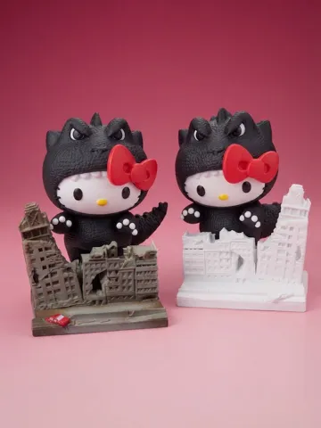 Soporte: Hello Kitty x Godzilla Phone & iPad Holder Stand — vista de referencia 2