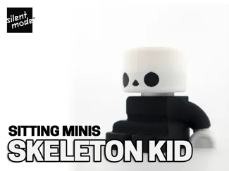 Sitting Minis: Skeleton Kid