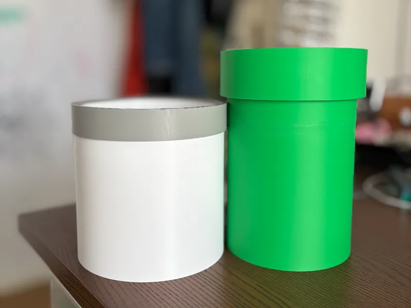 超级玛丽水管桌面垃圾桶两个
