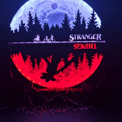 Stranger Things Lamp view 2