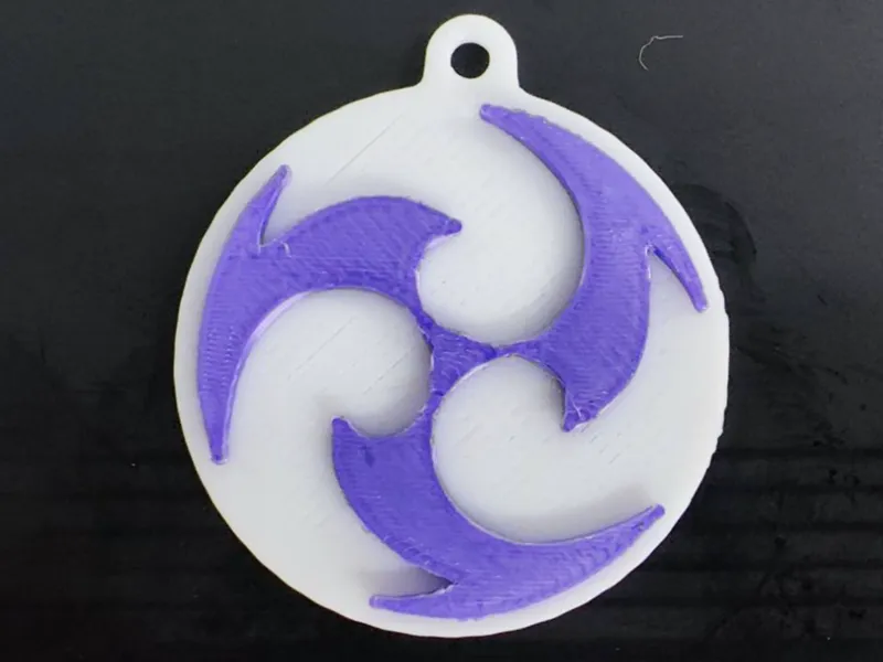 Genshin Electro Keychain