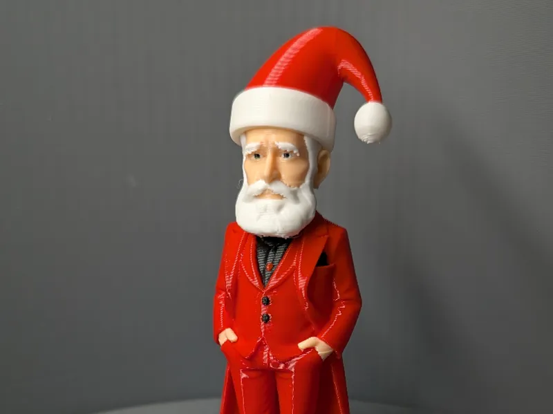 Dapper Santa Claus Figure | Christmas